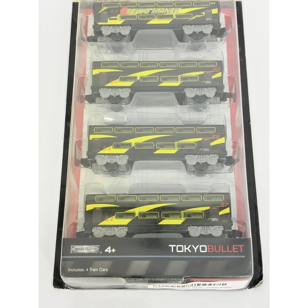 New Power Trains Tokyo Bullet 4 Pack Series 3 Jakks Pacific Train Cars